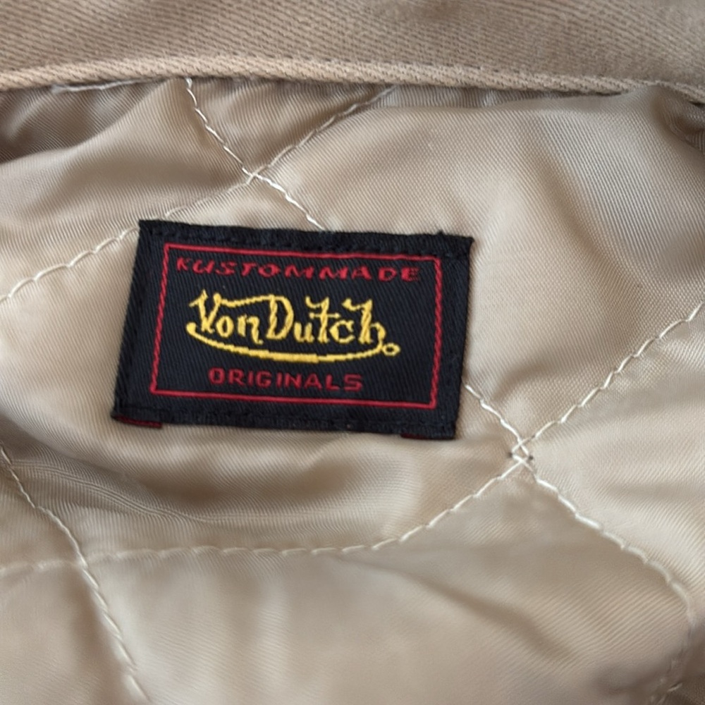 Von Dutch Kustom Kulture Quilted Jacket NWOT - Picture 9 of 10
